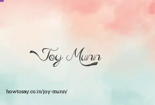 Joy Munn