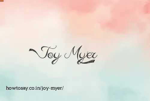 Joy Myer