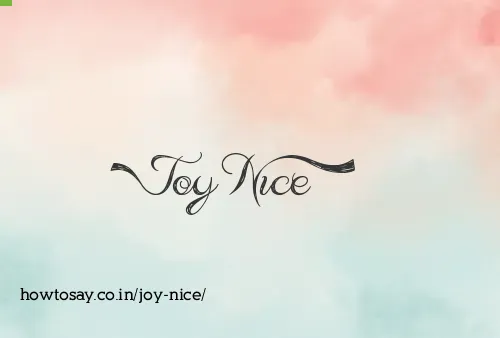 Joy Nice