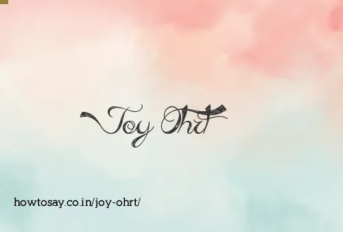 Joy Ohrt