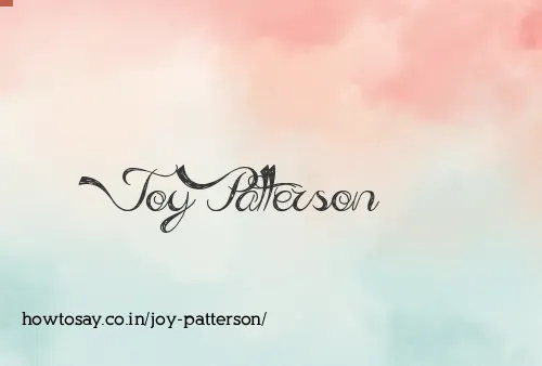 Joy Patterson