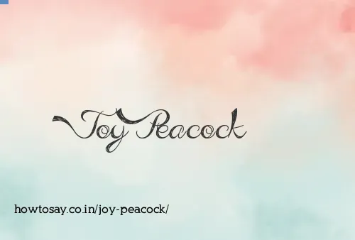 Joy Peacock