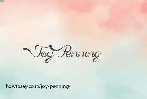 Joy Penning