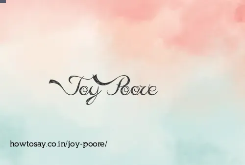 Joy Poore