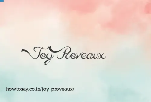 Joy Proveaux