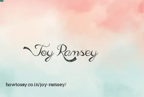 Joy Ramsey