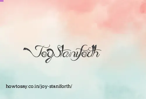 Joy Staniforth