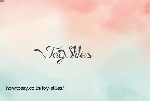 Joy Stiles