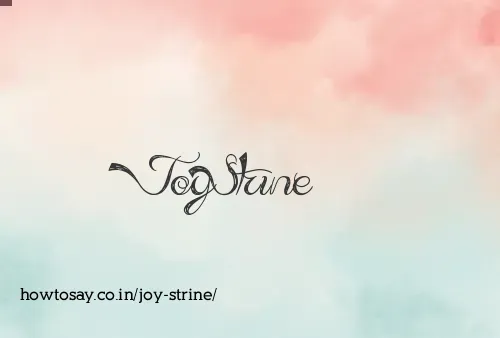 Joy Strine