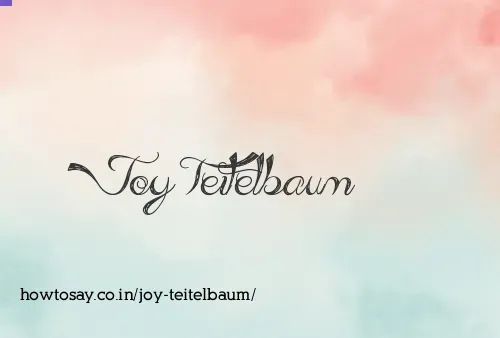 Joy Teitelbaum