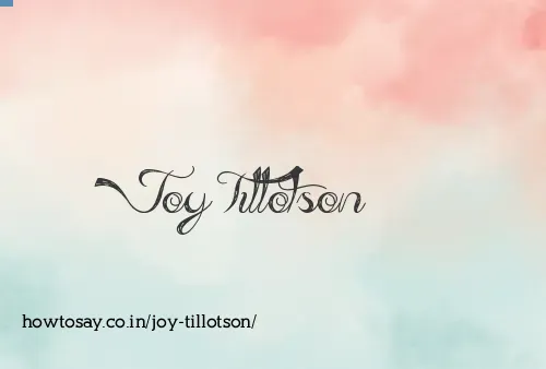 Joy Tillotson