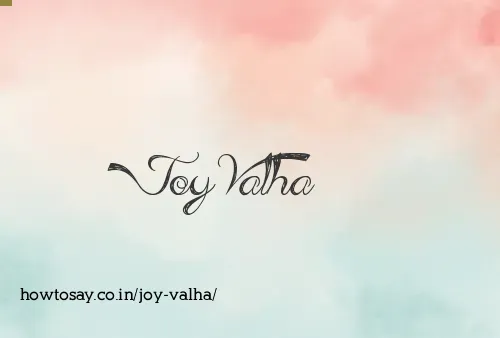 Joy Valha