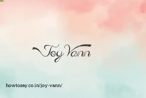 Joy Vann