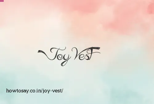 Joy Vest