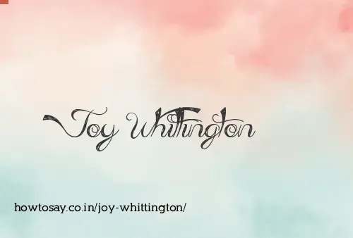 Joy Whittington