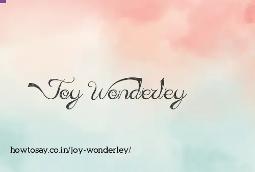 Joy Wonderley