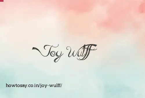 Joy Wulff