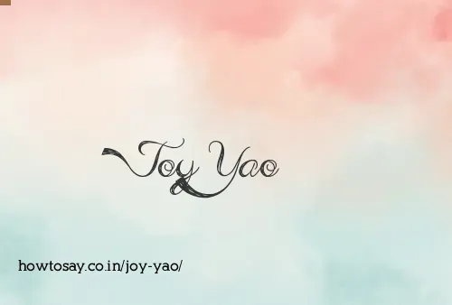 Joy Yao