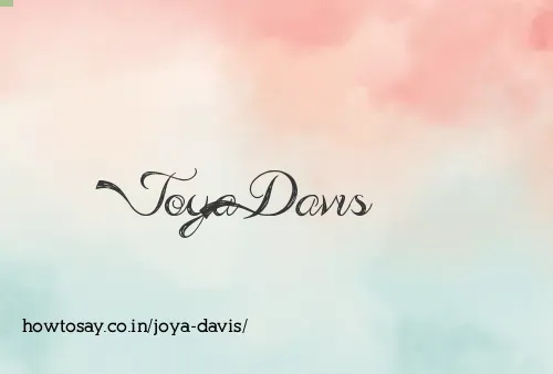 Joya Davis
