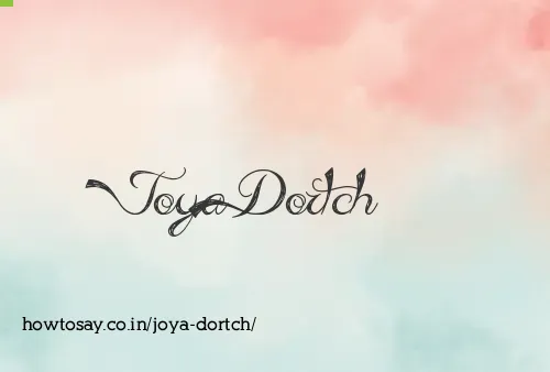 Joya Dortch