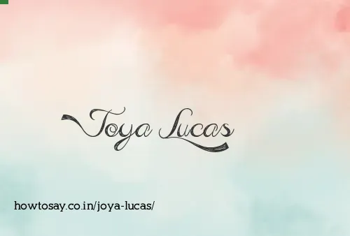 Joya Lucas