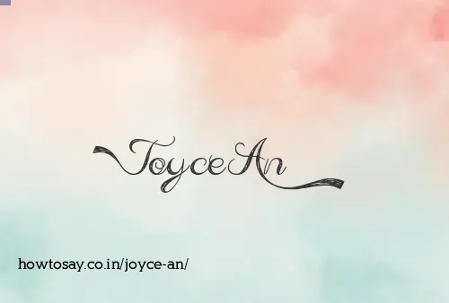 Joyce An