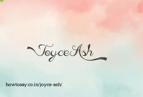 Joyce Ash