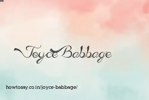 Joyce Babbage