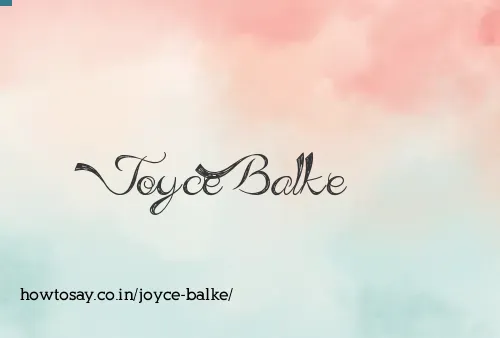 Joyce Balke