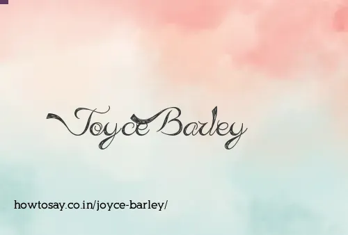 Joyce Barley