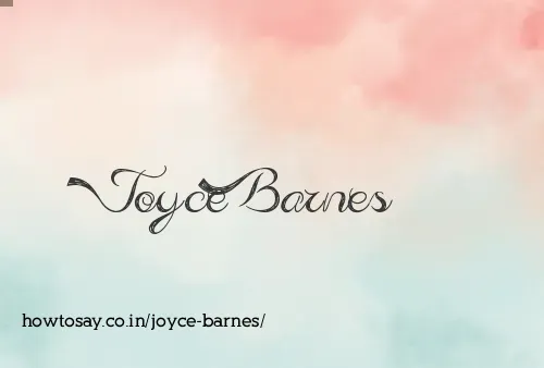 Joyce Barnes