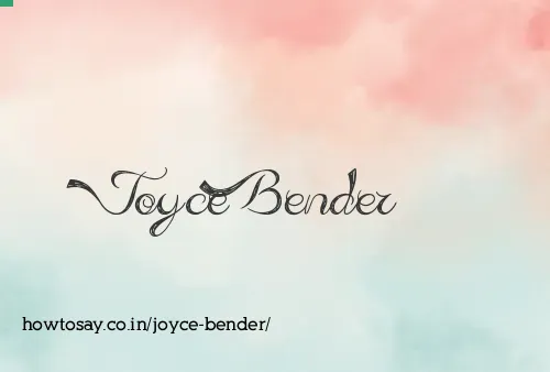 Joyce Bender