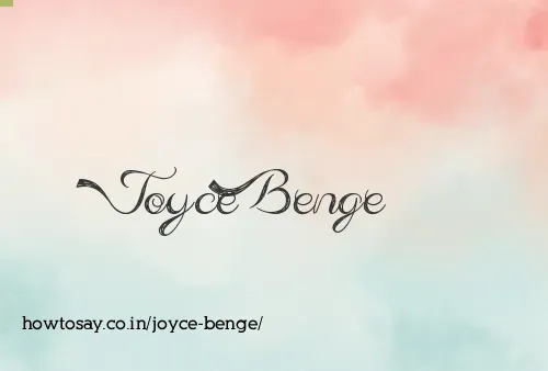Joyce Benge