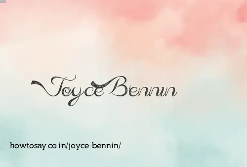 Joyce Bennin