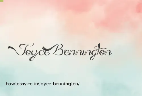 Joyce Bennington
