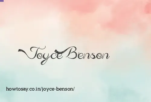 Joyce Benson