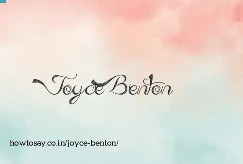 Joyce Benton