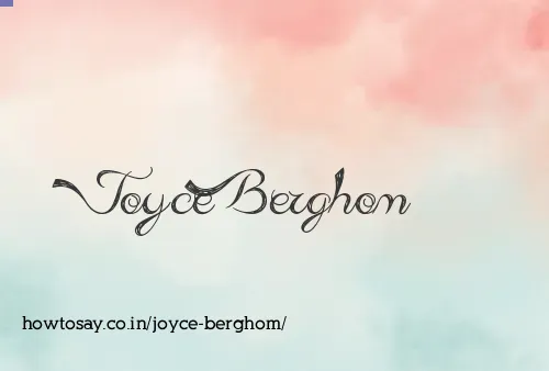 Joyce Berghom