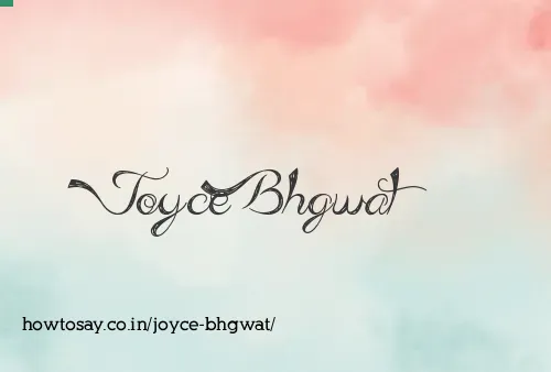 Joyce Bhgwat