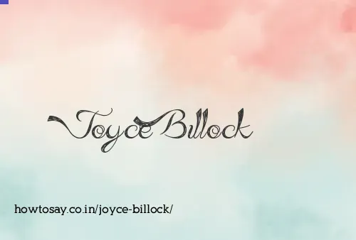 Joyce Billock