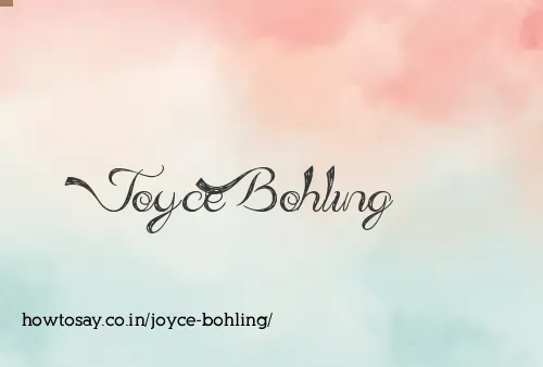 Joyce Bohling