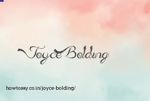 Joyce Bolding