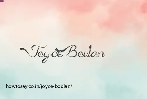 Joyce Boulan