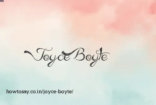Joyce Boyte