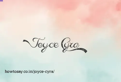 Joyce Cyra