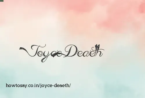 Joyce Deaeth