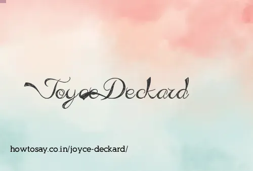 Joyce Deckard
