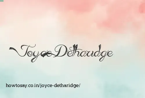 Joyce Detharidge