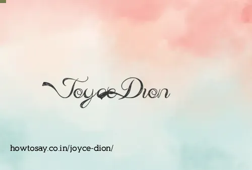 Joyce Dion