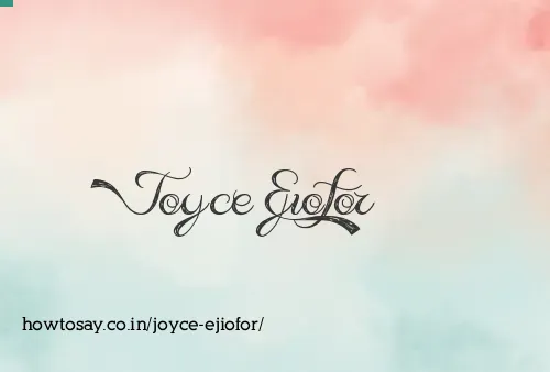 Joyce Ejiofor